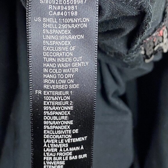 Y2K Forever 21 | Black Red Sequin Racerback Tank Sleeveless - Picture 6 of 6